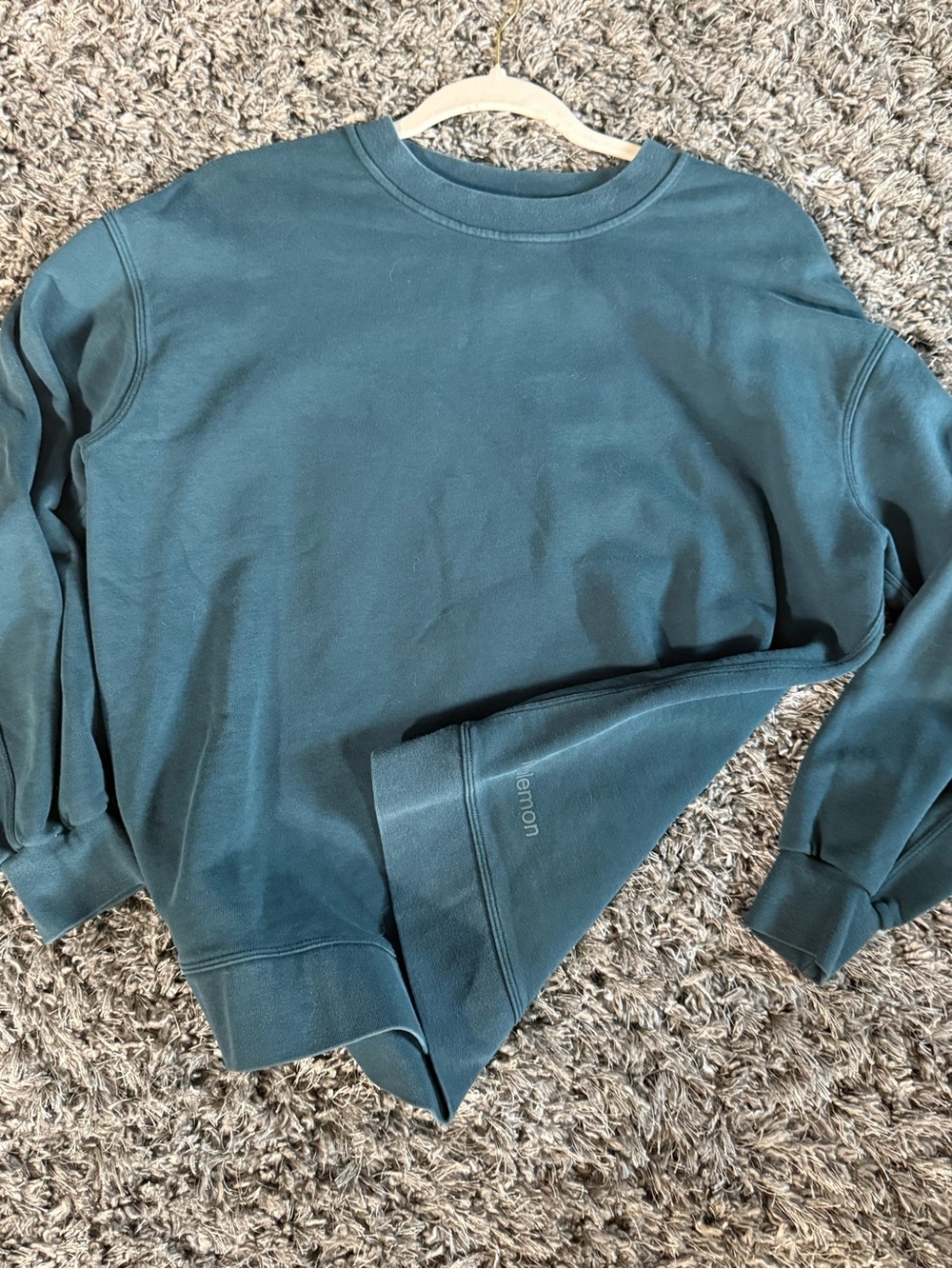lululemon athletica Teal Crewneck Sweatshirt